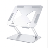 Adjustable Aluminum Laptop Stand – Silver