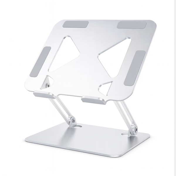Adjustable Aluminum Laptop Stand – Silver