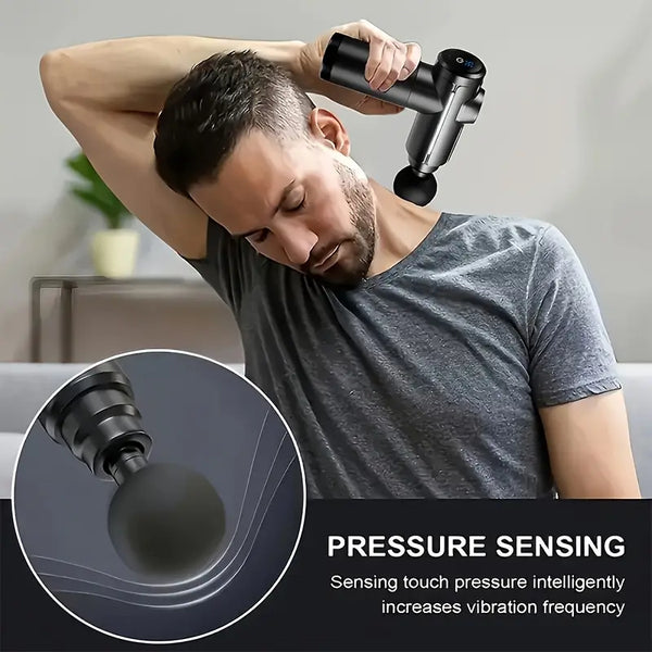 Plicksy Deep Tissue Massage Gun – With 8 Attachments