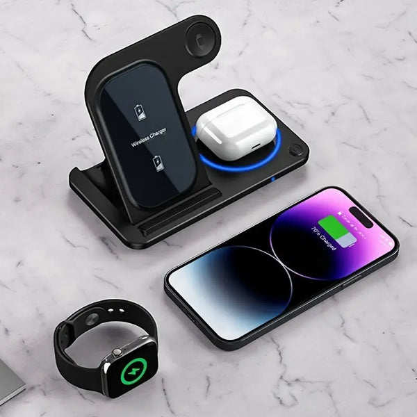 Plicksy 3-in-1 Wireless Charging Station